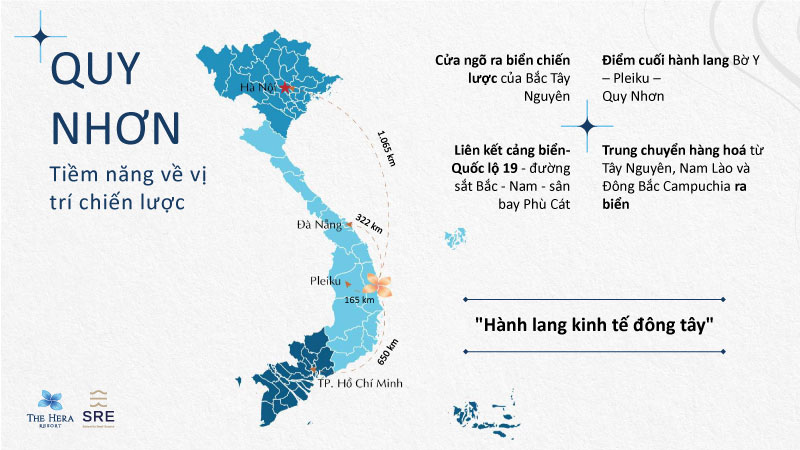 Quy Nhơn tiềm năng về vị trí chiến lược